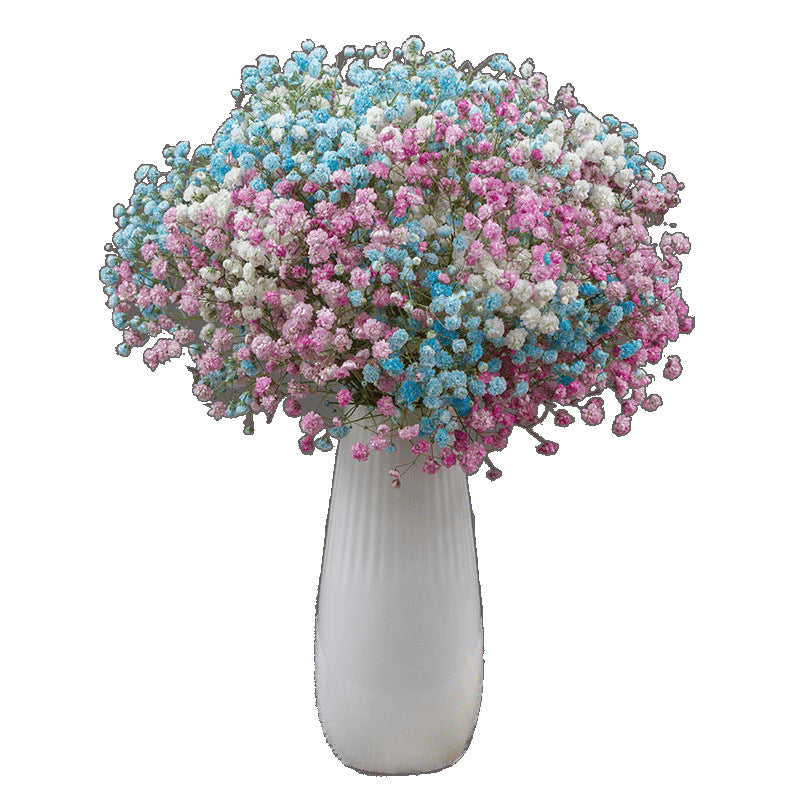 Artificial Dried Flower Bouquet – Decorative Faux Floral Arrangement for Living Room Decor (Vase Not Included)