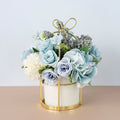 Small Artificial Potted Plant – Dried Flower Bouquet for Home Decor