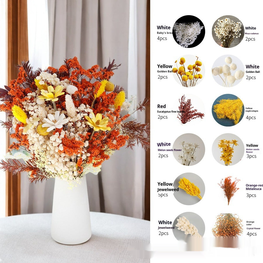 Dried Flower Bouquet – Decorative Floral Arrangement for Home & Wedding Decor