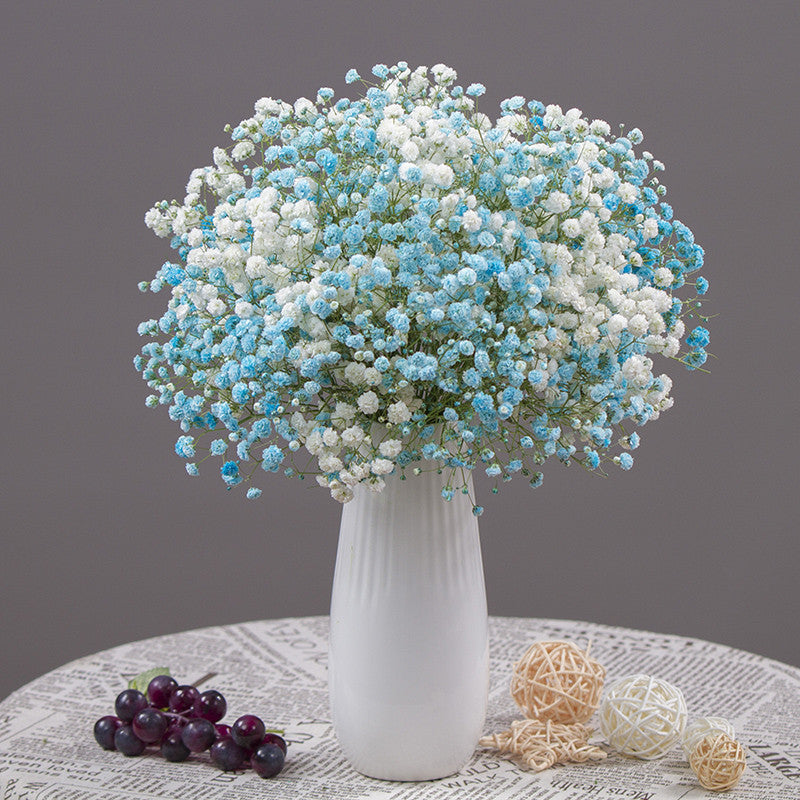 Artificial Dried Flower Bouquet – Decorative Faux Floral Arrangement for Living Room Decor (Vase Not Included)