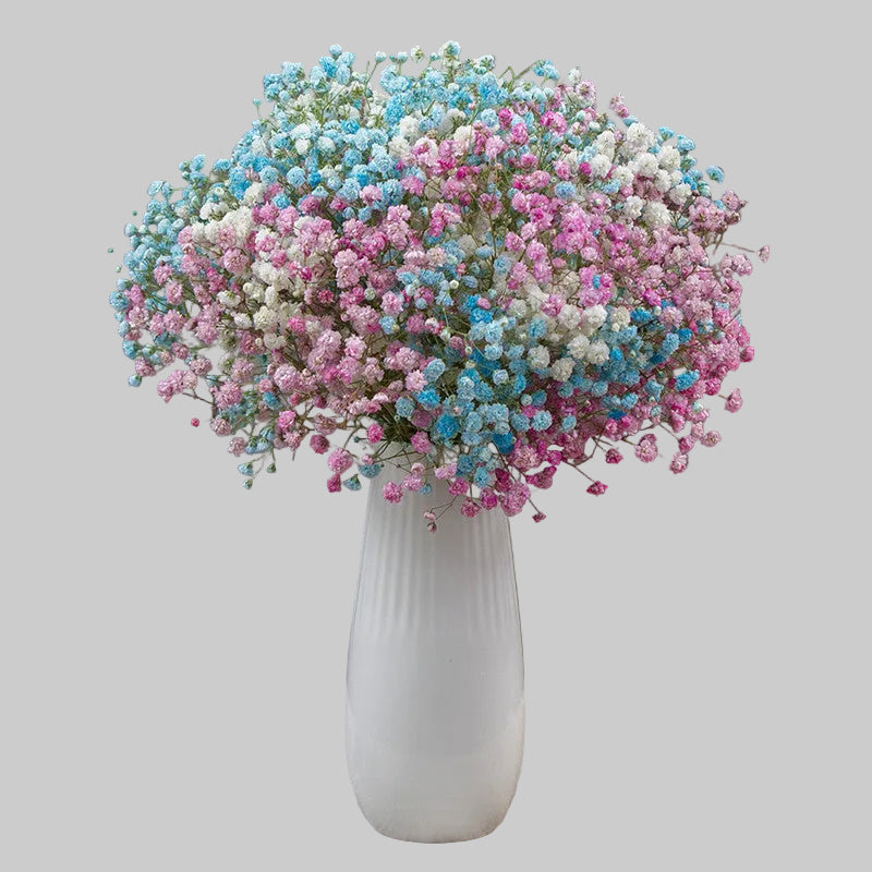 Artificial Dried Flower Bouquet – Decorative Faux Floral Arrangement for Living Room Decor (Vase Not Included)