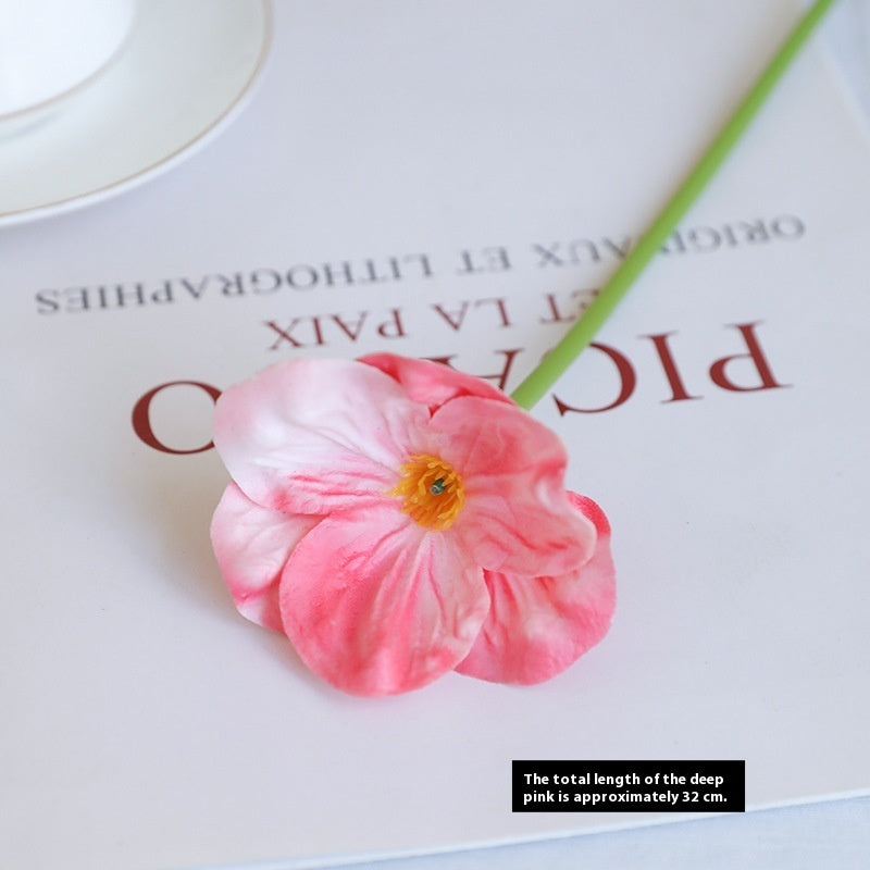 Mini Artificial Poppy Flower Stem – PU Faux Floral for Wedding, Home & Event Decor