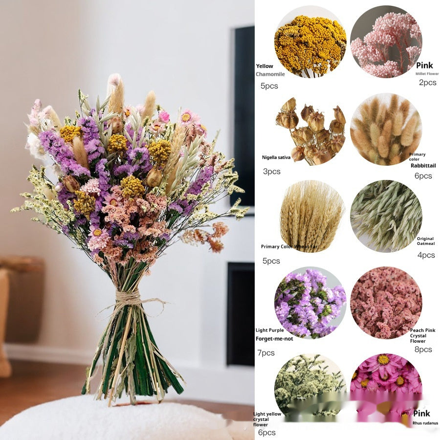 Dried Flower Bouquet – Decorative Floral Arrangement for Home & Wedding Decor
