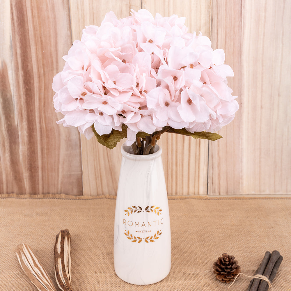Artificial Hydrangea Flower Branch – Autumn Faux Floral Stem for Home & Wedding Decor