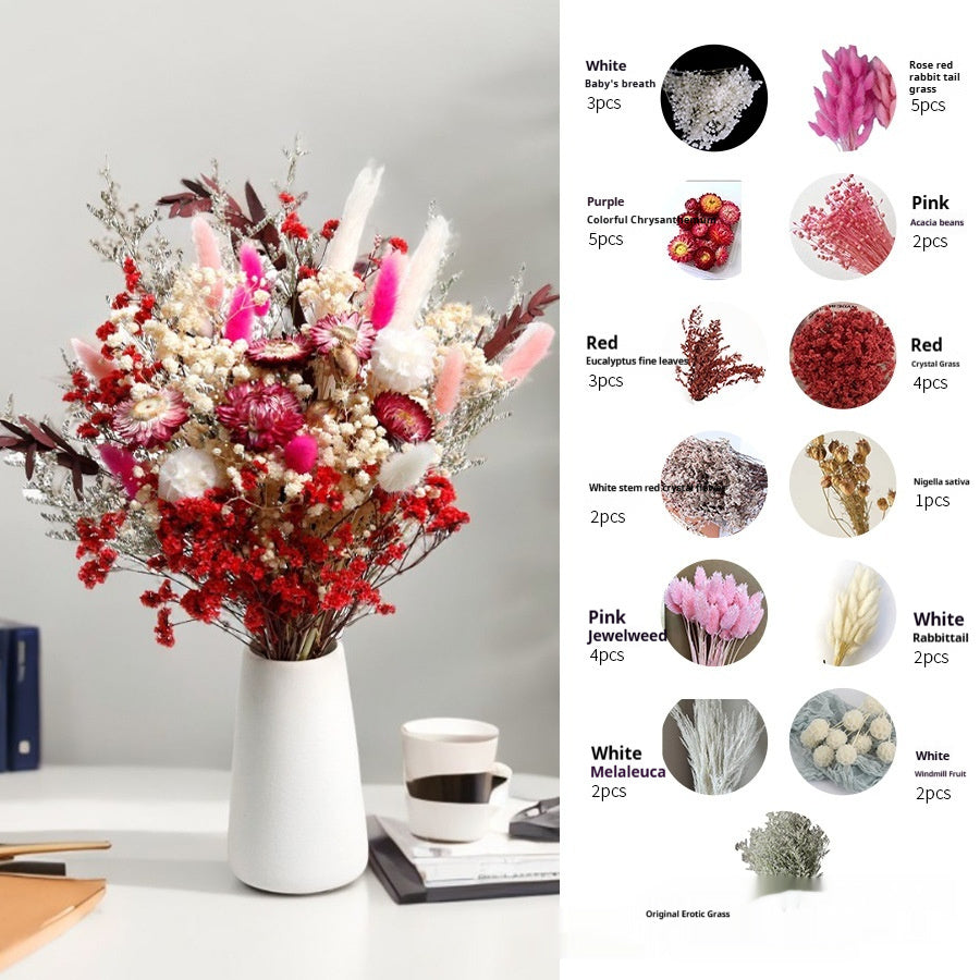 Dried Flower Bouquet – Decorative Floral Arrangement for Home & Wedding Decor