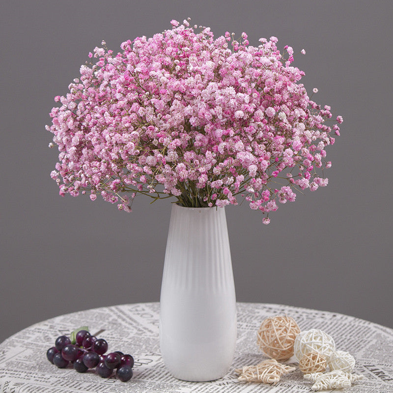 Artificial Dried Flower Bouquet – Decorative Faux Floral Arrangement for Living Room Decor (Vase Not Included)