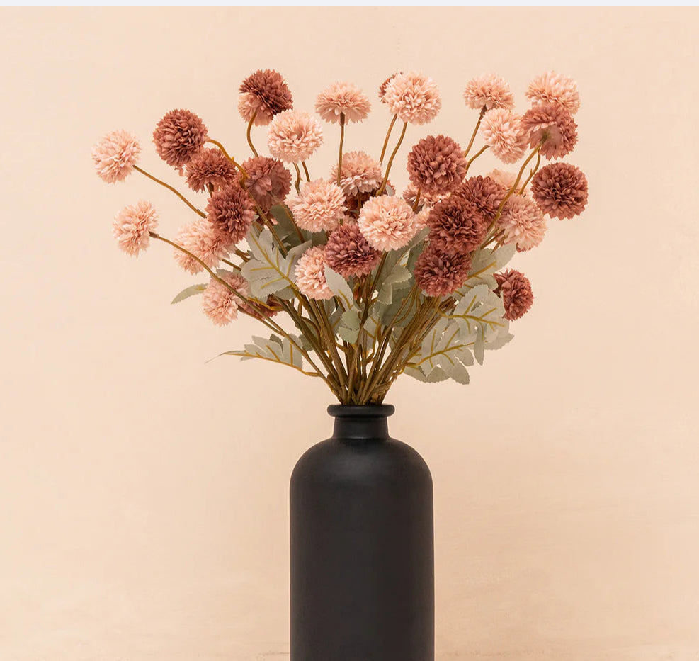 Artificial Dandelion Flower Stem – 5 Head Silk Floral Branch for Home & Wedding Decor (67cm)