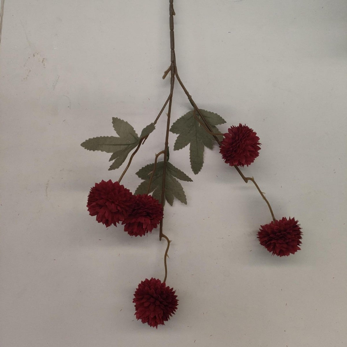 Artificial Autumn Dandelion Flower Branch – Silk Faux Floral Decor for Home & Wedding