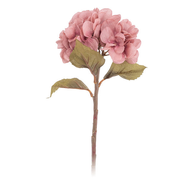 Artificial Hydrangea Flower Branch – Autumn Faux Floral Stem for Home & Wedding Decor