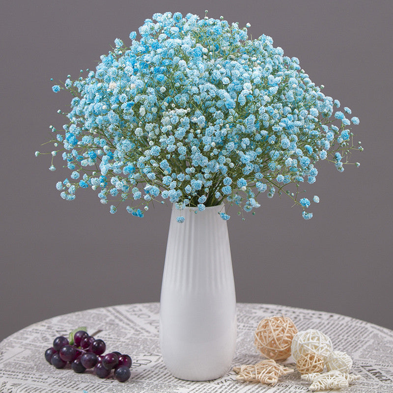 Artificial Dried Flower Bouquet – Decorative Faux Floral Arrangement for Living Room Decor (Vase Not Included)