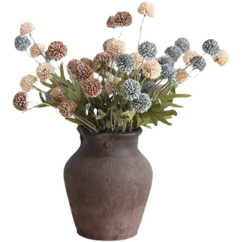 Artificial Dandelion Flower Stem – 5 Head Silk Floral Branch for Home & Wedding Decor (67cm)