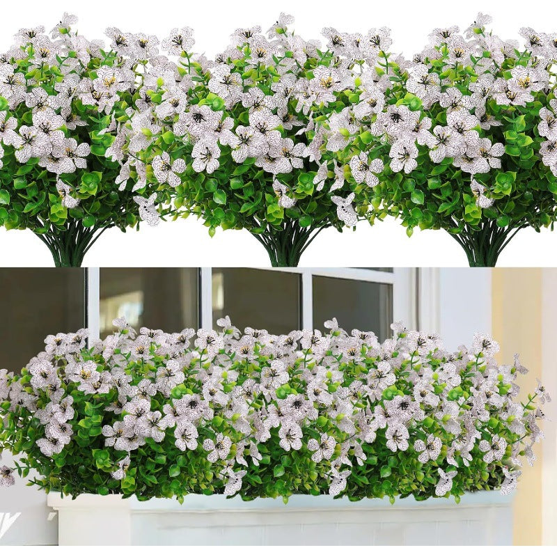 Artificial Eucalyptus Flower Stem – Faux Floral Branch for Home, Wedding & Porch Decor