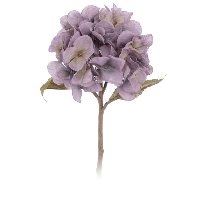 Artificial Hydrangea Flower Branch – Autumn Faux Floral Stem for Home & Wedding Decor