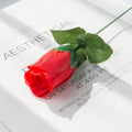 Artificial Silk Rose Flower Stem – Faux Floral Decor for Wedding & Home (36cm)