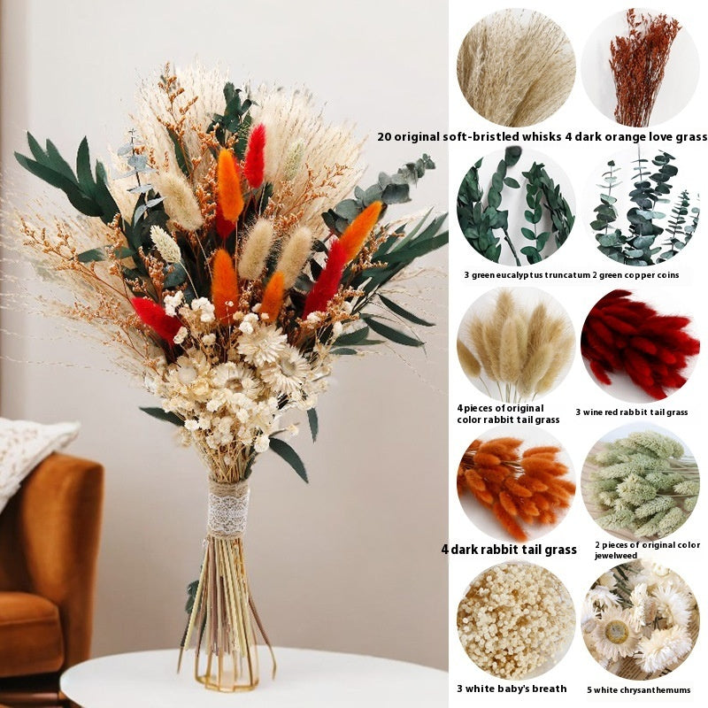 Dried Flower Bouquet – Decorative Floral Arrangement for Home & Wedding Decor
