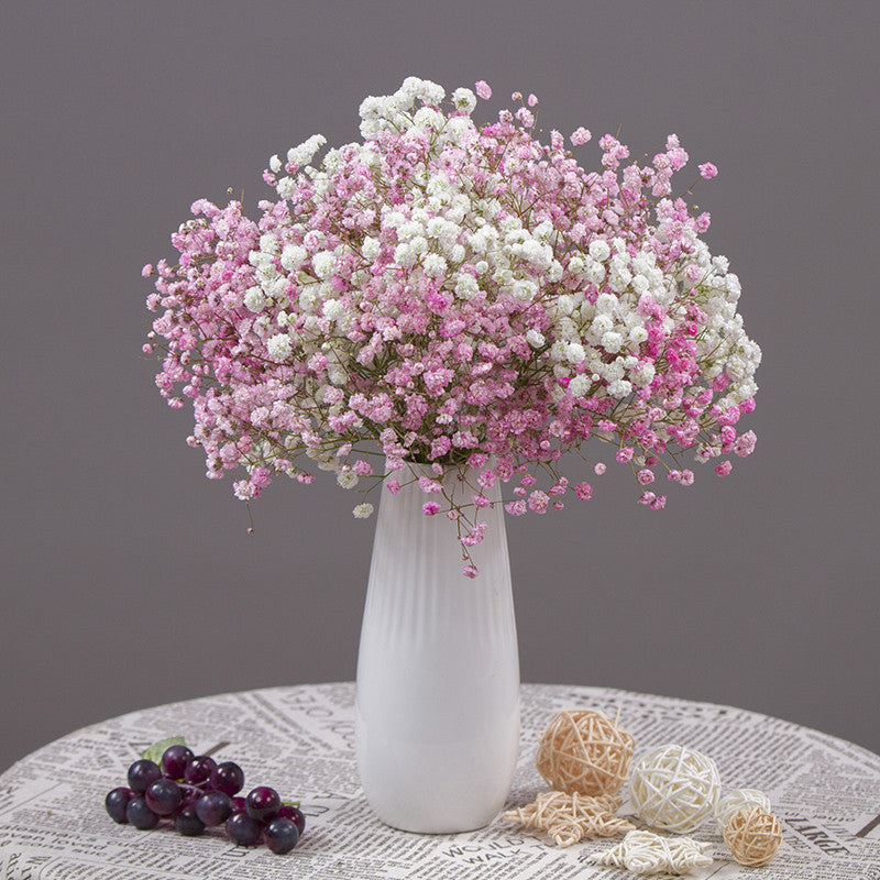Artificial Dried Flower Bouquet – Decorative Faux Floral Arrangement for Living Room Decor (Vase Not Included)