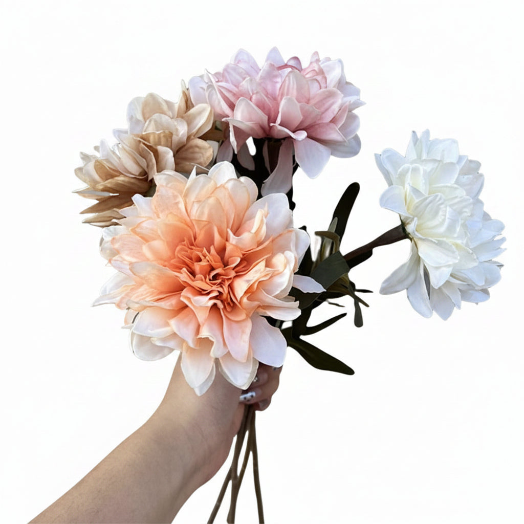 Artificial Chrysanthemum Silk Flower for Living Room Home and Wedding Decoration