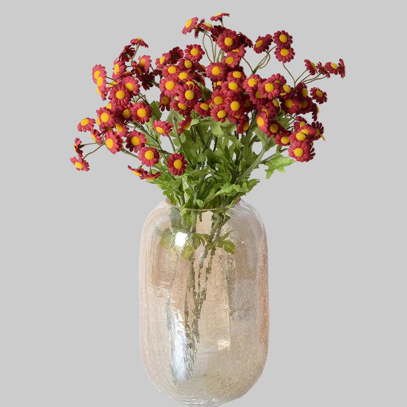 Artificial silk flower stem for home decoration and wedding decor with 52cm height