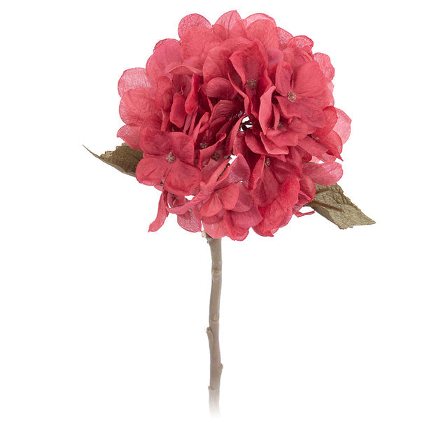 Artificial Hydrangea Flower Branch – Autumn Faux Floral Stem for Home & Wedding Decor