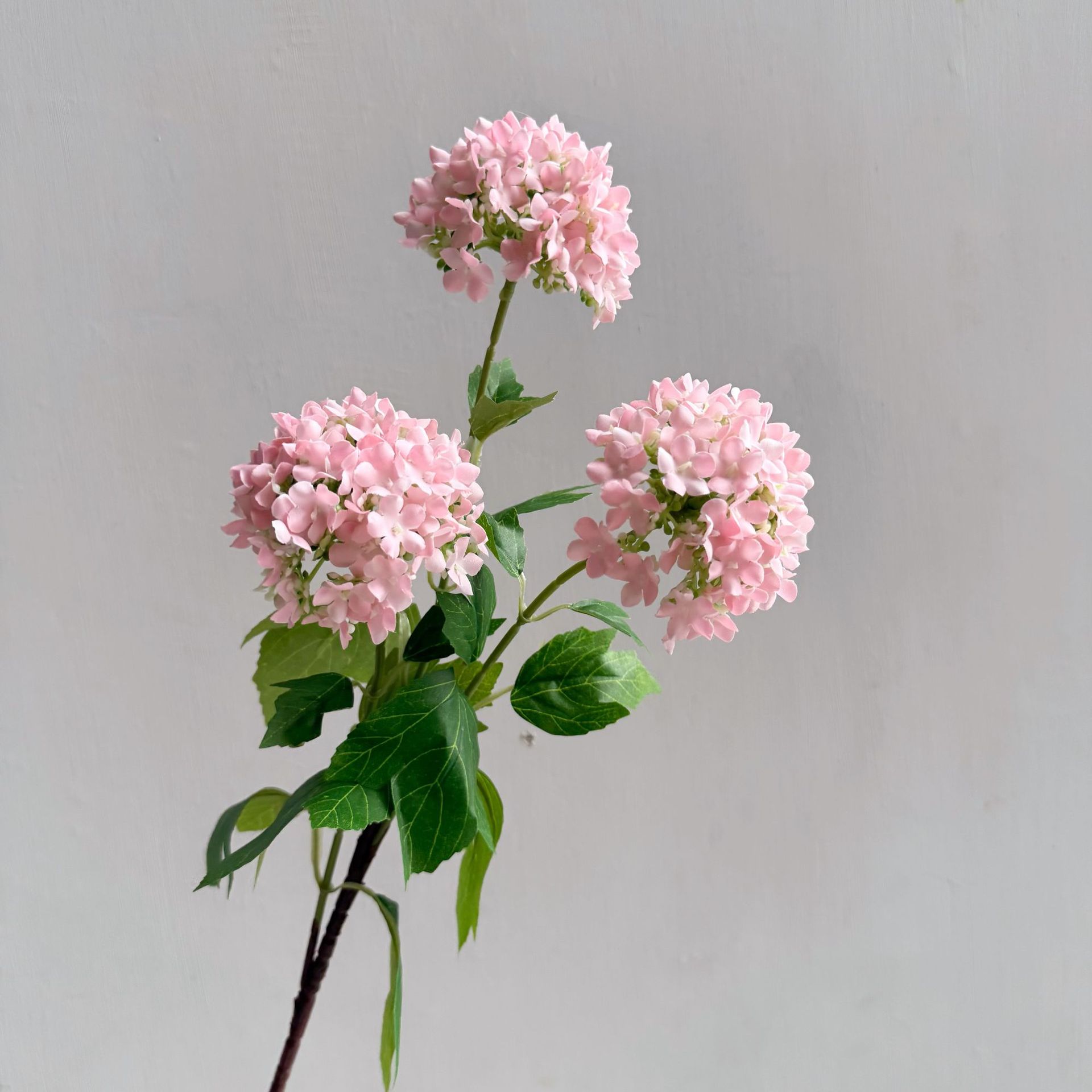 Artificial Hydrangea Snowball Bouquet – Silk Flowers for Home Decor & Photography Props
