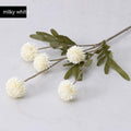 Artificial Dandelion Flower Stem – 5 Head Silk Floral Branch for Home & Wedding Decor (67cm)