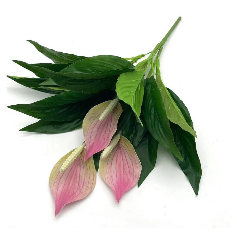 Artificial Potted Flower Plant – PVC Faux Floral Decor for Home & Office (50cm)