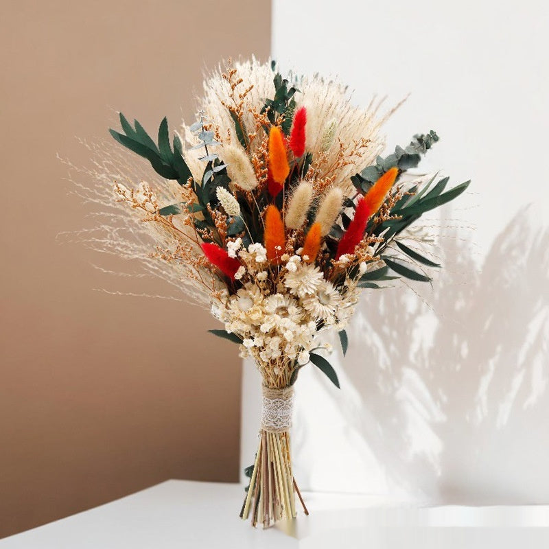 Dried Flower Bouquet – Decorative Floral Arrangement for Home & Wedding Decor