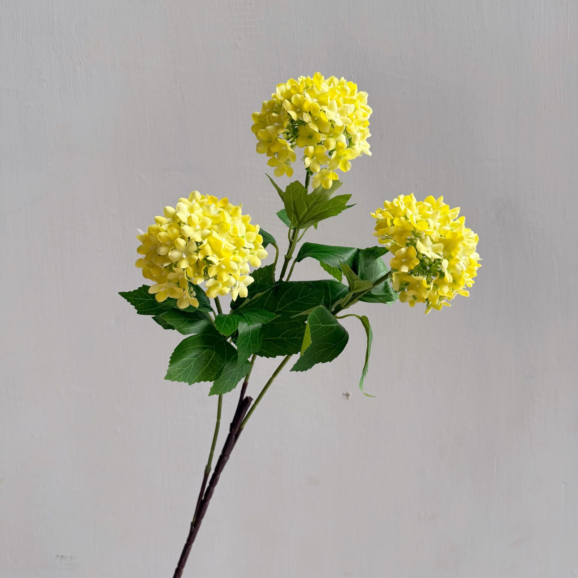 Artificial Hydrangea Snowball Bouquet – Silk Flowers for Home Decor & Photography Props