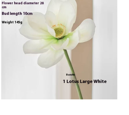 Artificial Lotus Flower & Seed Pod – Silk Faux Floral for Home, Pond & Wedding Decor