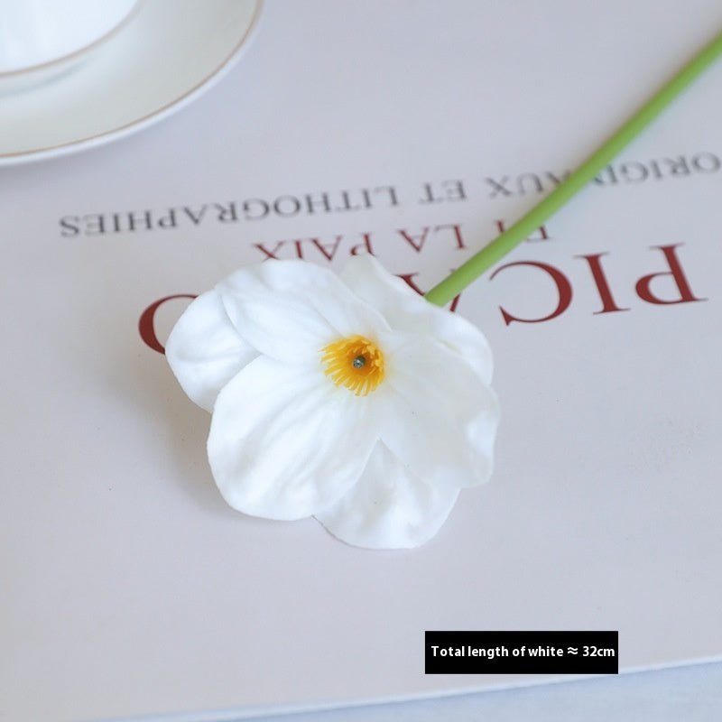 Mini Artificial Poppy Flower Stem – PU Faux Floral for Wedding, Home & Event Decor