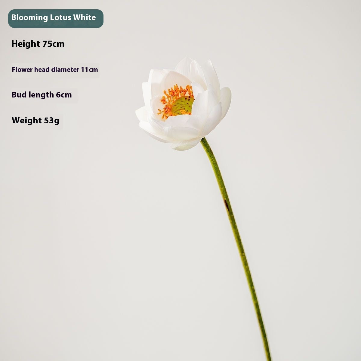 Artificial Lotus Flower & Seed Pod – Silk Faux Floral for Home, Pond & Wedding Decor