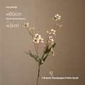 Artificial Dried Flower Bundle – Retro Pastoral Faux Flowers for Home & Wedding Decor (4PCS)