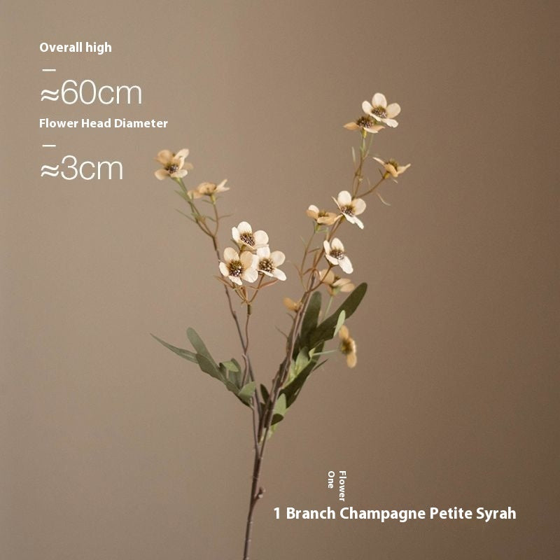 Artificial Dried Flower Bundle – Retro Pastoral Faux Flowers for Home & Wedding Decor (4PCS)
