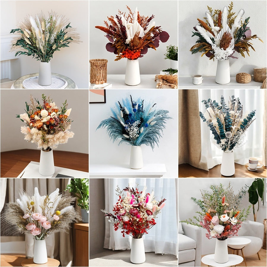 Dried Flower Bouquet – Decorative Floral Arrangement for Home & Wedding Decor