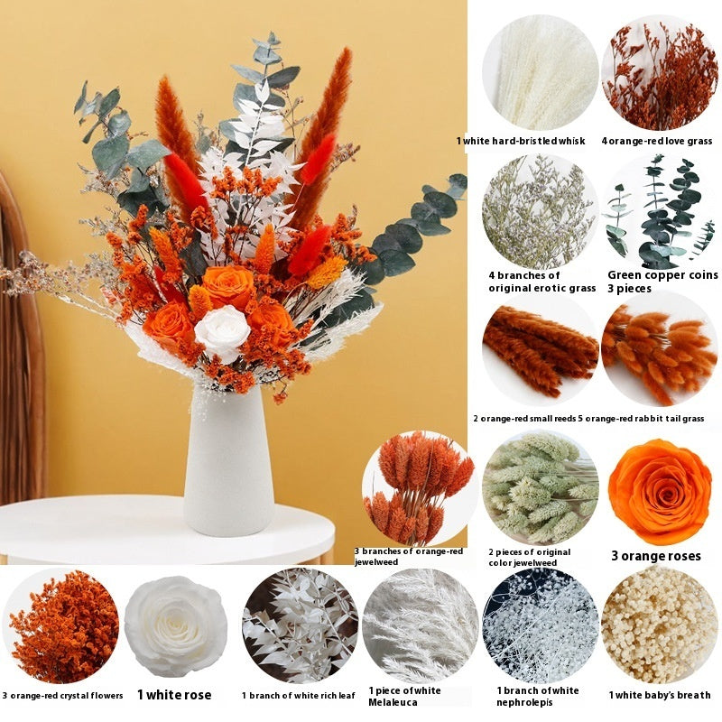 Dried Flower Bouquet – Decorative Floral Arrangement for Home & Wedding Decor