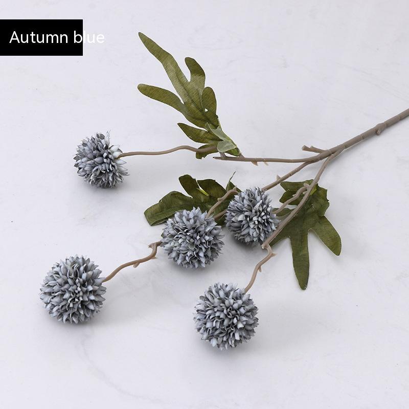 Artificial Dandelion Flower Stem – 5 Head Silk Floral Branch for Home & Wedding Decor (67cm)