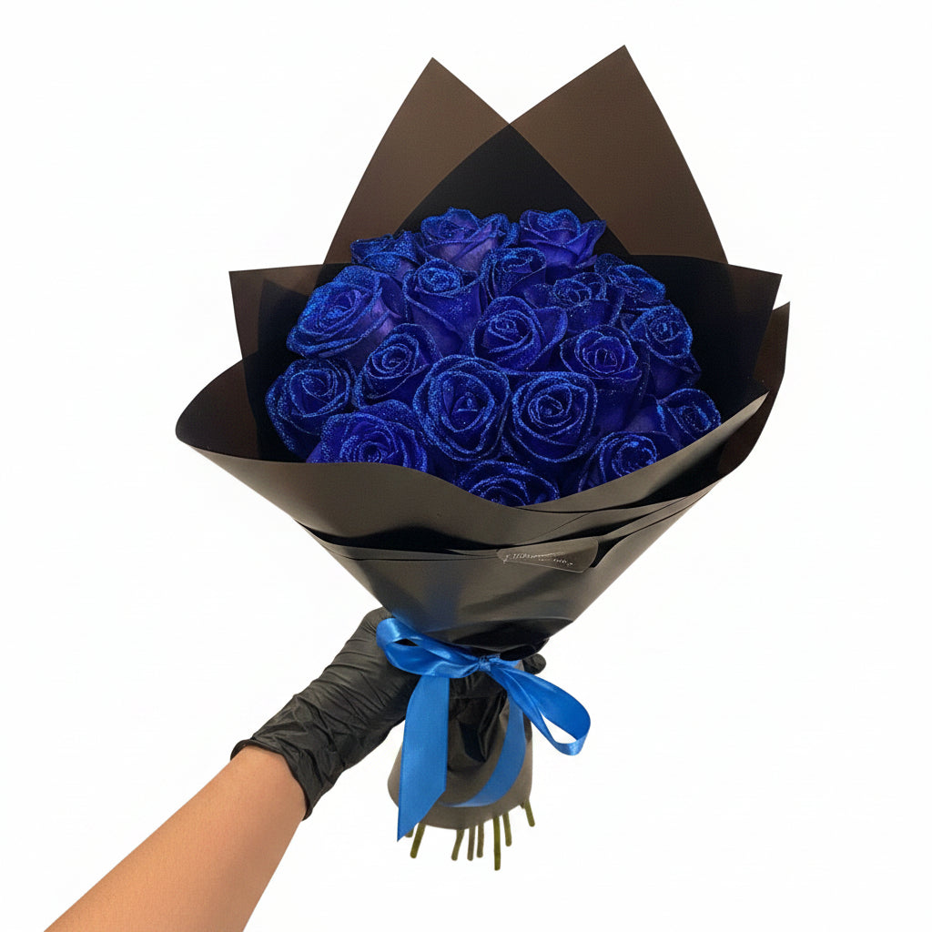 Personalized Preserved Rose Bridal Bouquet for Valentine's Day Wedding and Birthday Gift